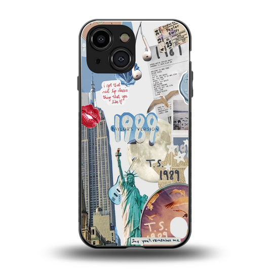 1989 Swift Era back phone cover | glass case for iphone 13 mini