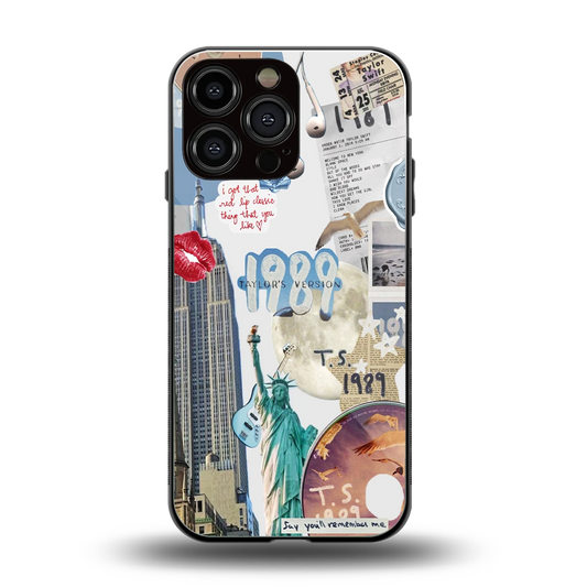 1989 Swift Era back phone cover | glass case for iphone 14 pro max