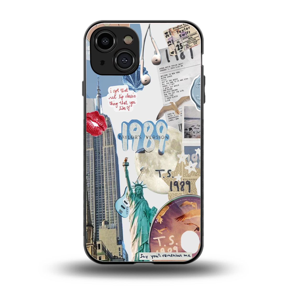 1989 Swift Era back phone cover | glass case for iphone 15