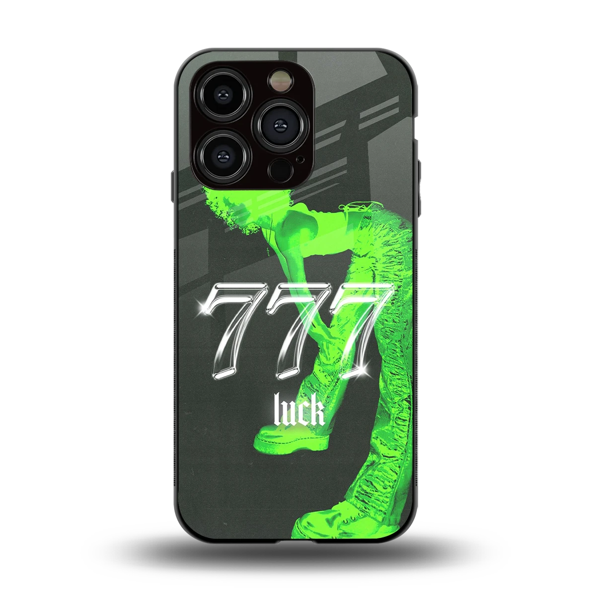 777 Luck back phone cover | glass case for iphone 13 pro