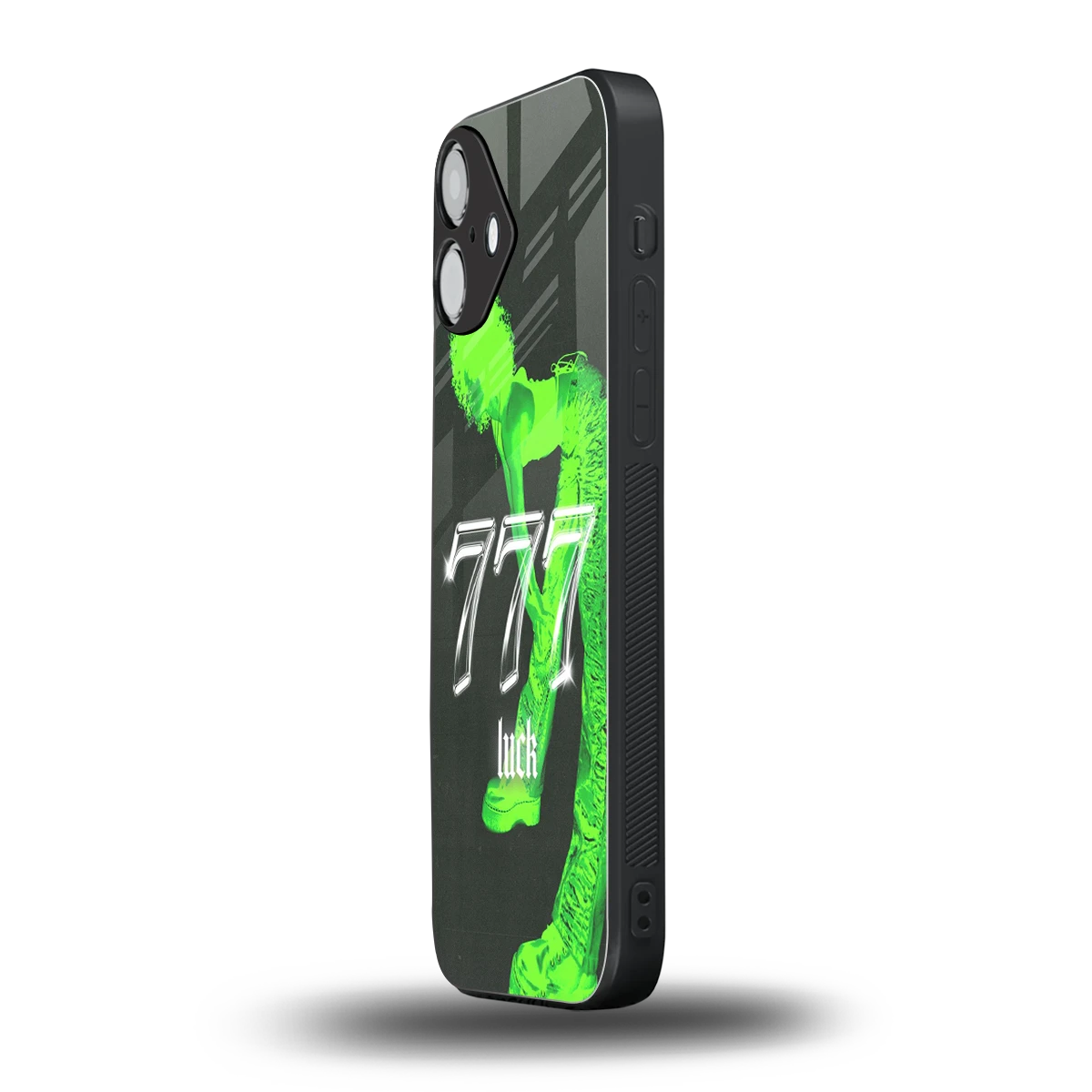777 Luck iphone 16 plus mobile cover | shockproof glass phone case