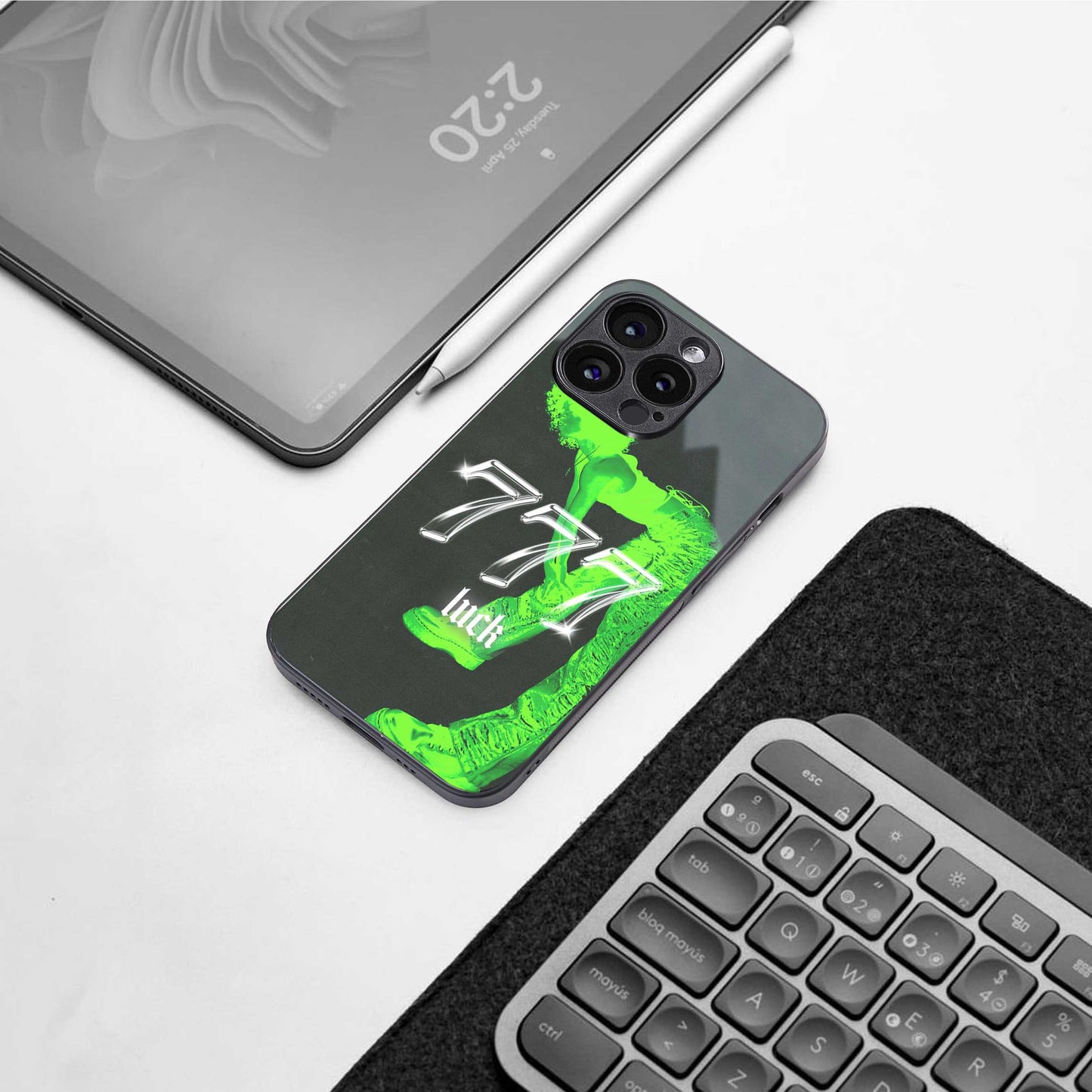 777 Luck Phone Case for Iphone 16 | Glass Case