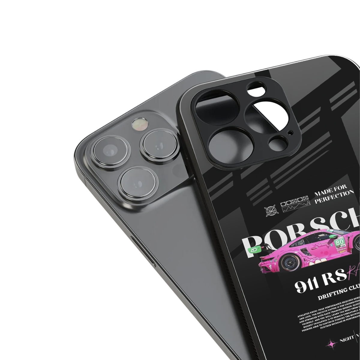 911 Drifting Club Phone Case for Iphone 16 | Glass Case
