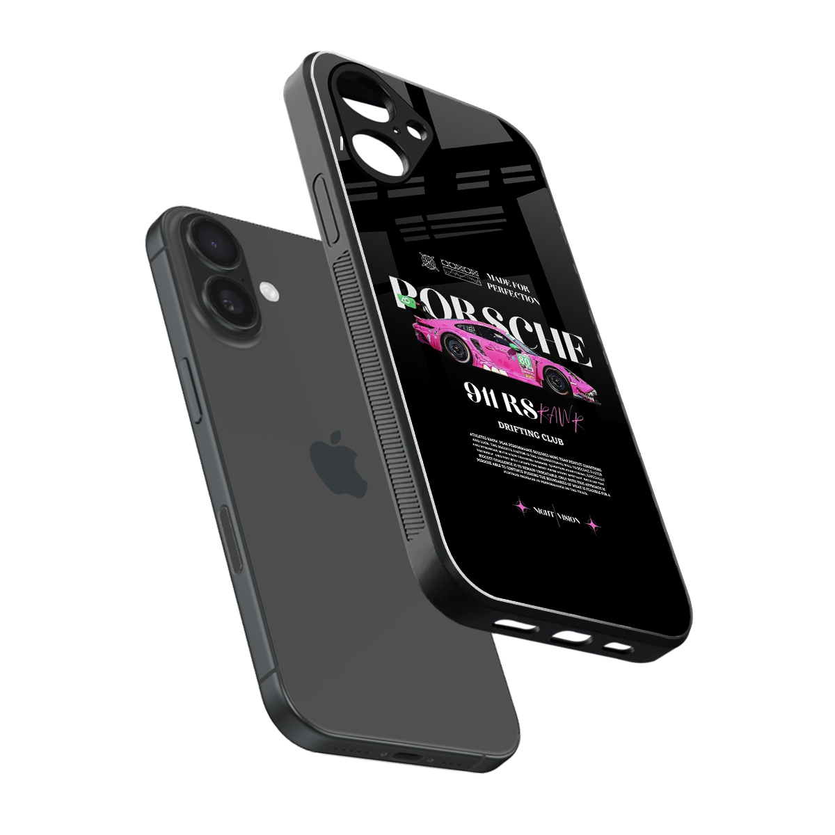 911 Drifting Club Phone Case for Iphone 16 | Glass Case