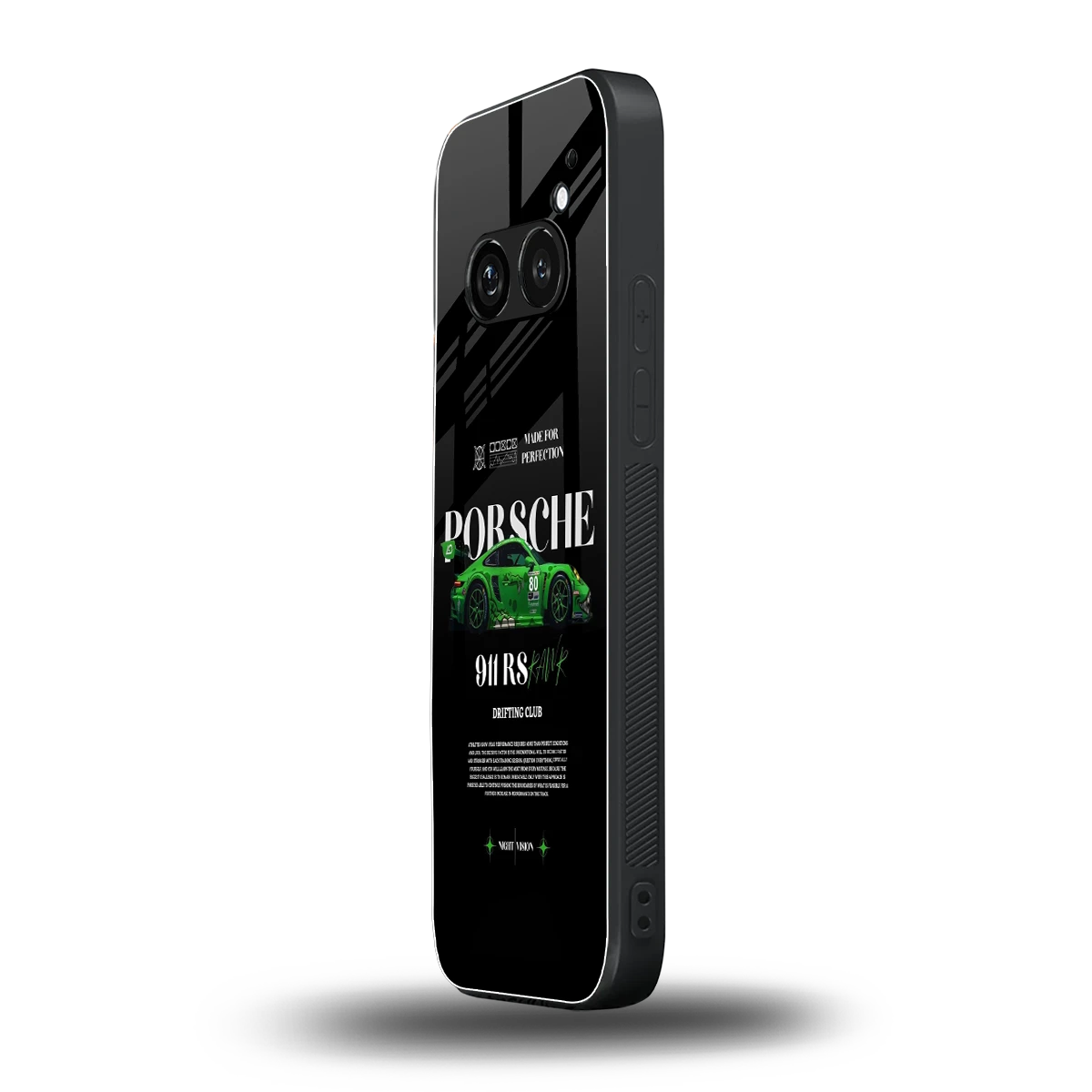 911 RS Drifting Club nothing phone 2a mobile cover | shockproof glass phone case