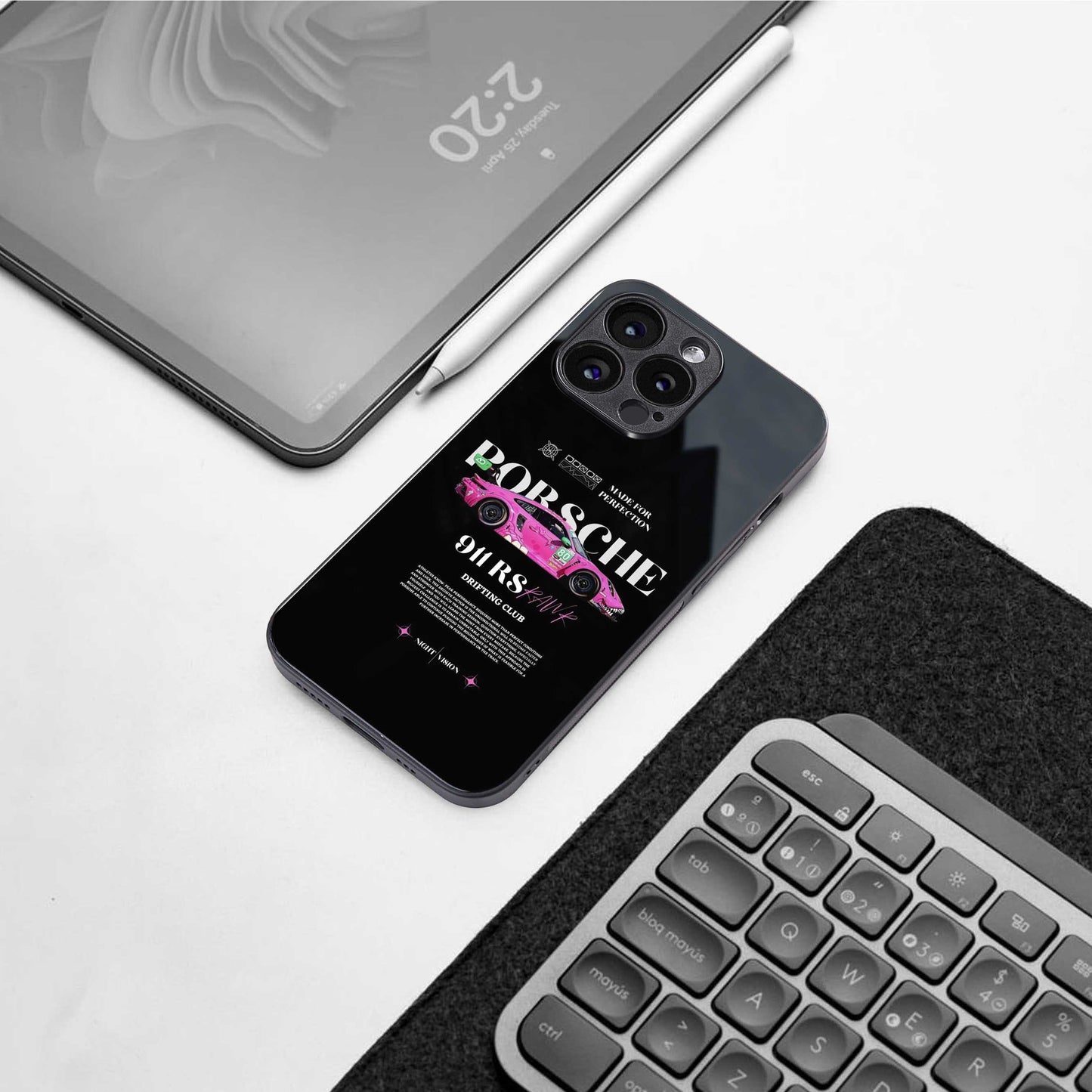 911 Drifting Club Phone Case for Iphone 16 | Glass Case