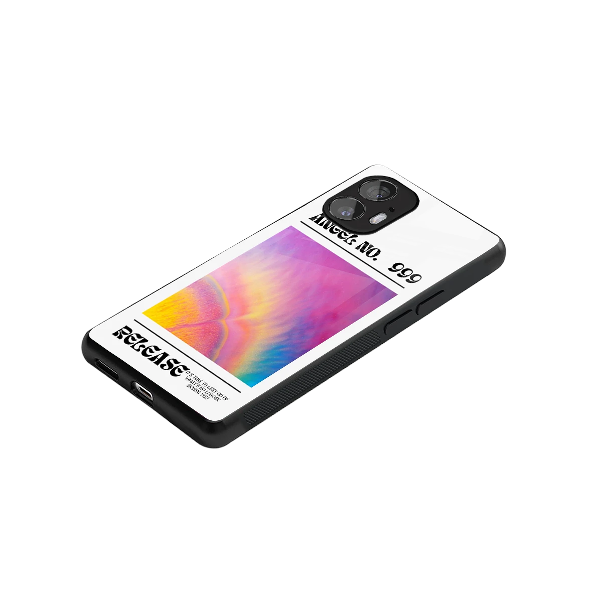 999 stylish phone case for nothing phone 2 | glossy glass and slim fit