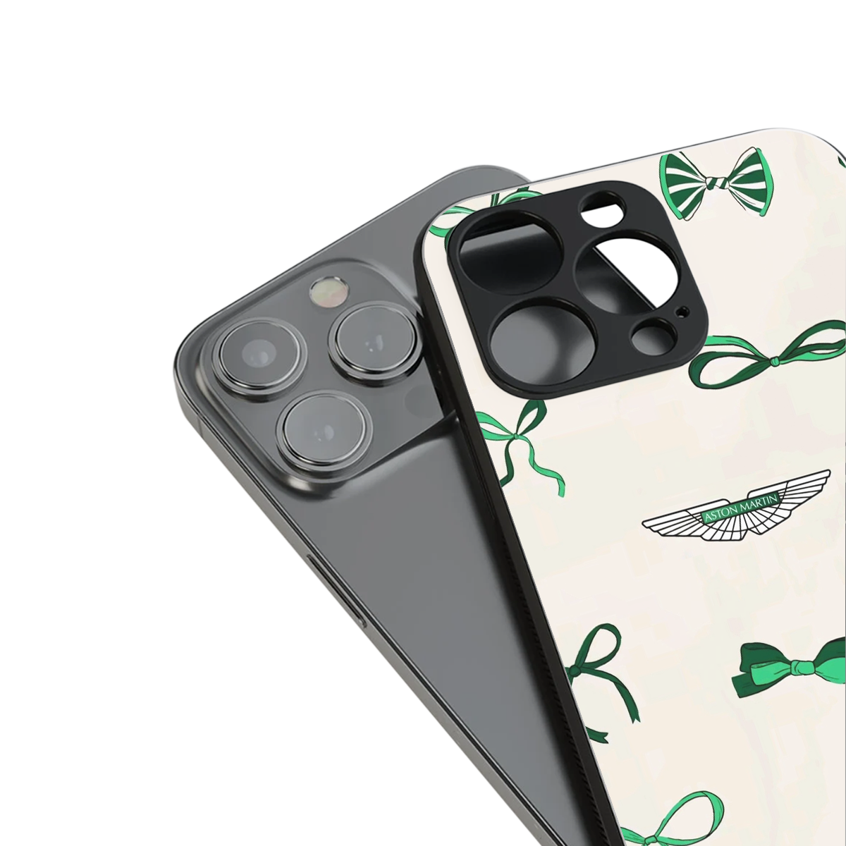AM X Bows Phone Case for Iphone 16 | Glass Case