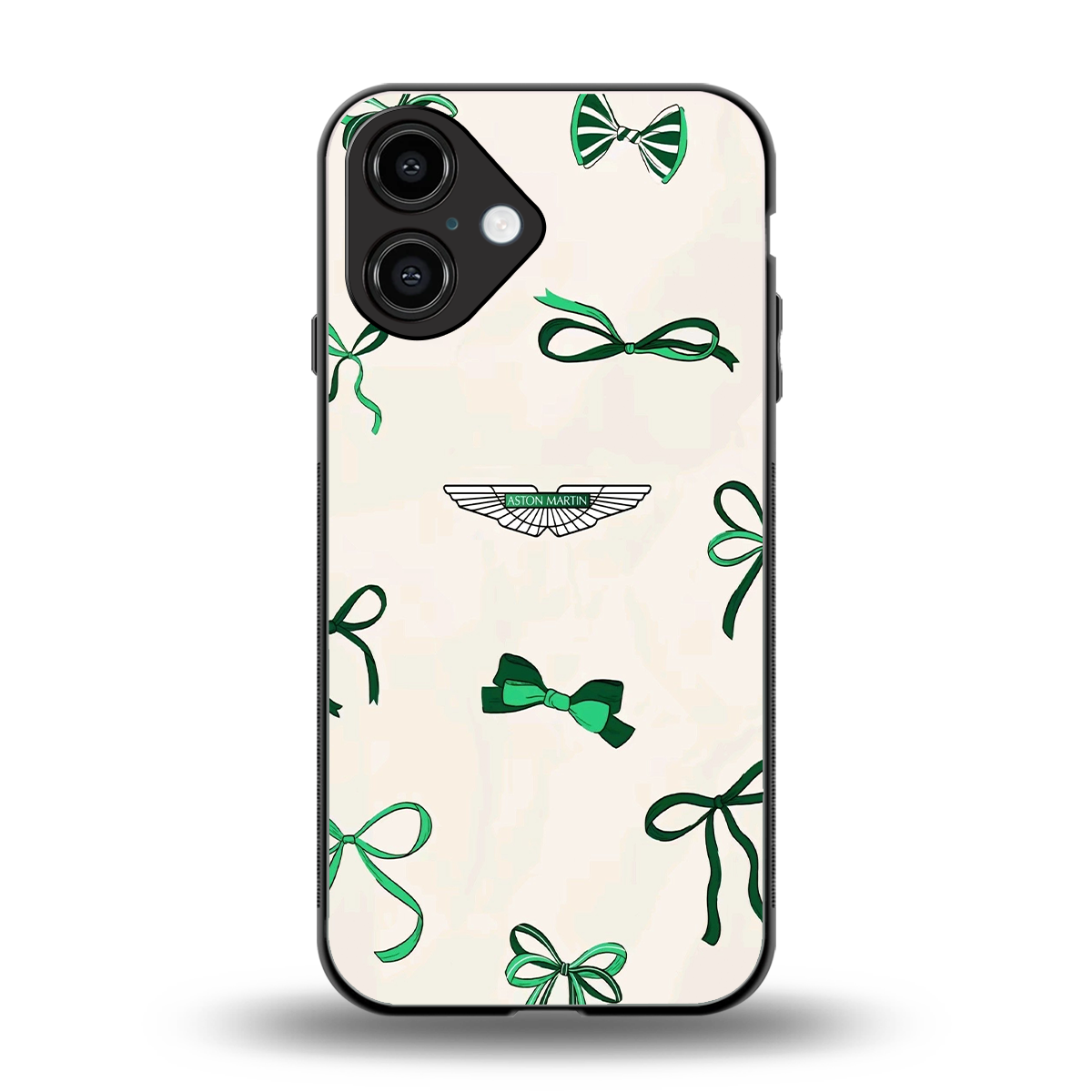 AM X Bows Phone Case for Iphone 16 | Glass Case