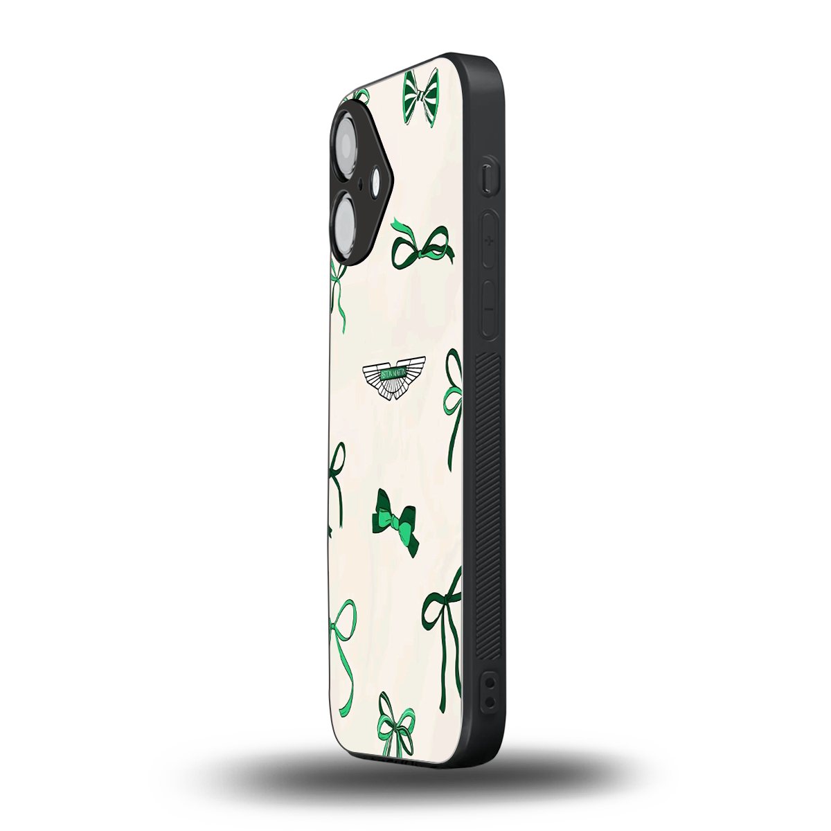 AM X Bows Phone Case for Iphone 16 | Glass Case