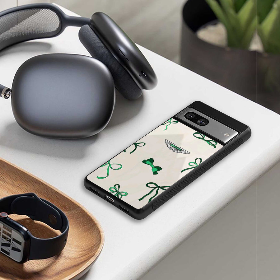 AM X Bows Phone Case for Samsung Galaxy S23 Plus | Glass Case