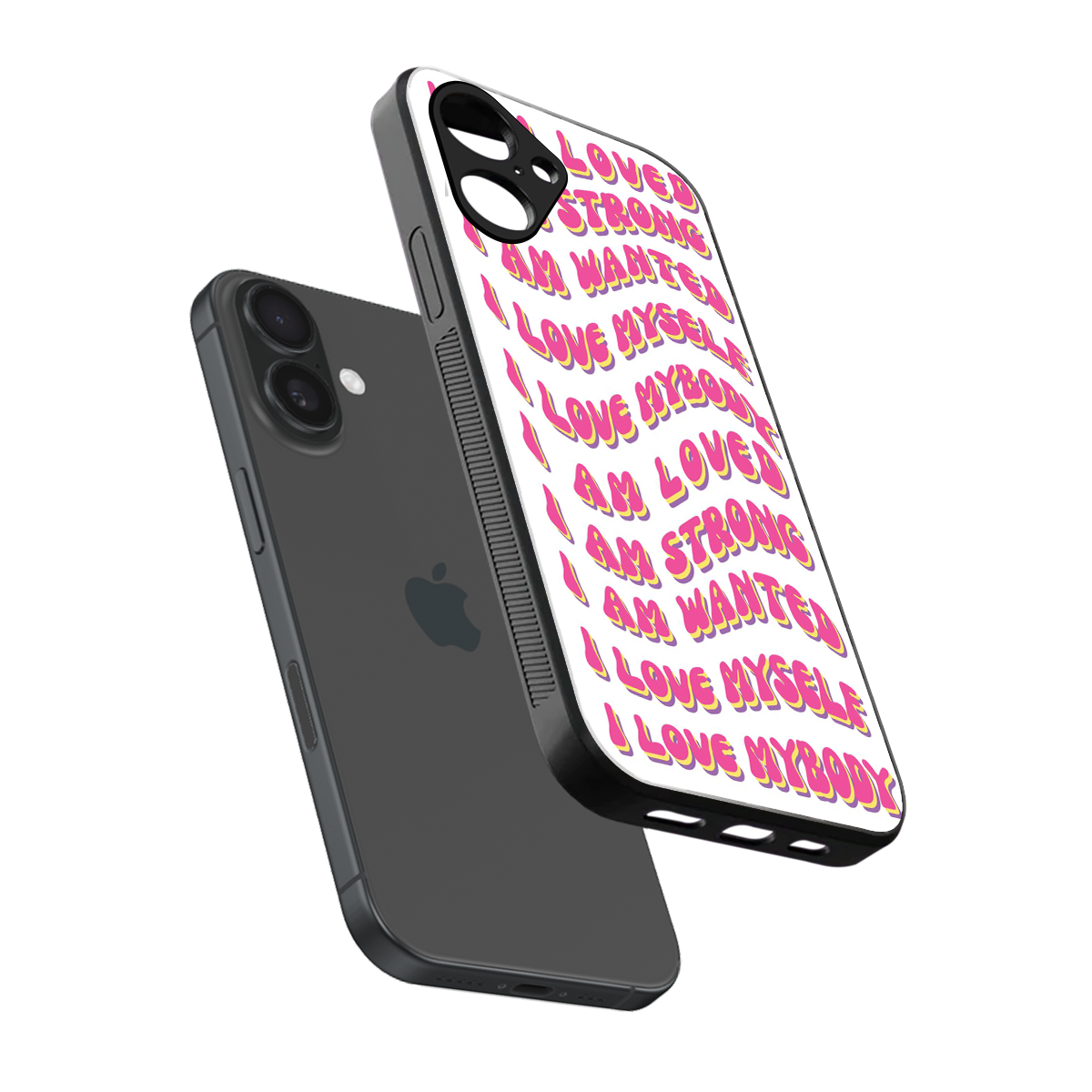 Affirmation Phone Case for Iphone 16 | Glass Case