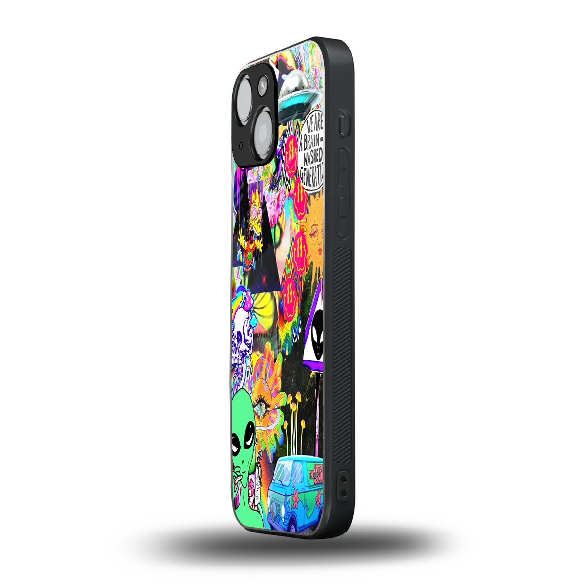 Alien Escape iphone 13 mini mobile cover | shockproof glass phone case