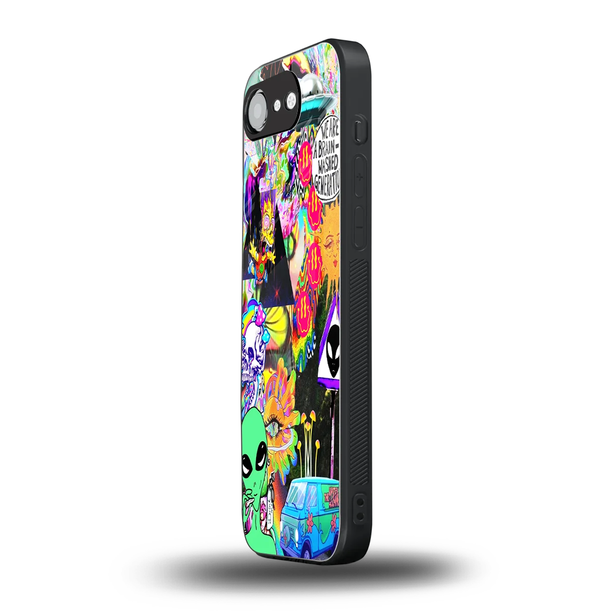 Alien Escape iphone 16e mobile cover | shockproof glass phone case