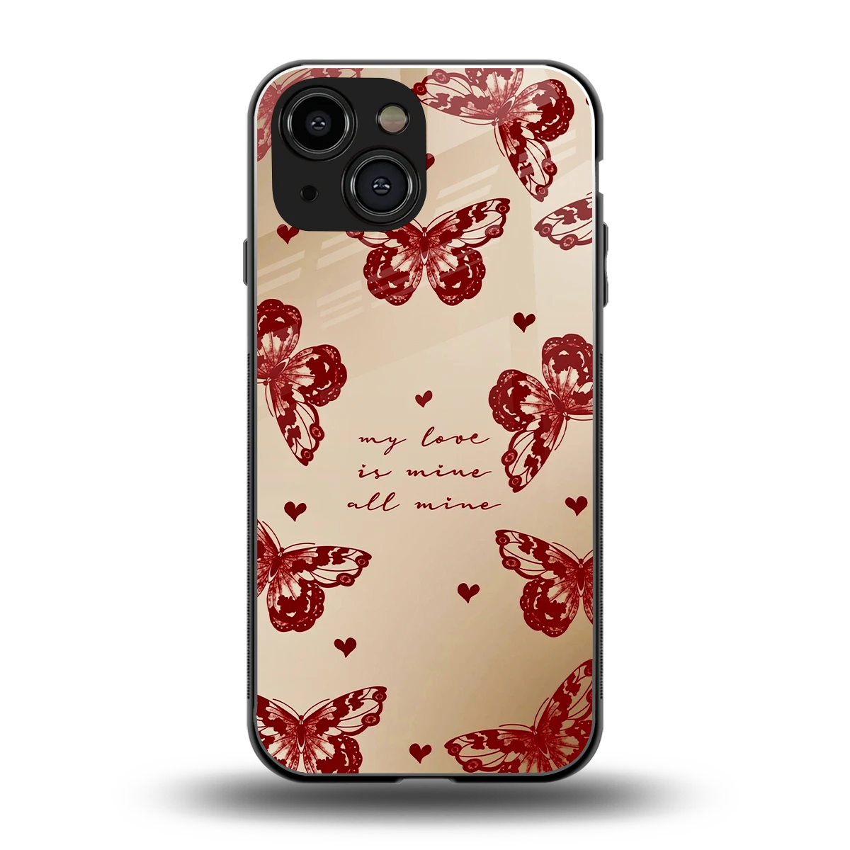 All Mine back phone cover | glass case for iphone 13 mini