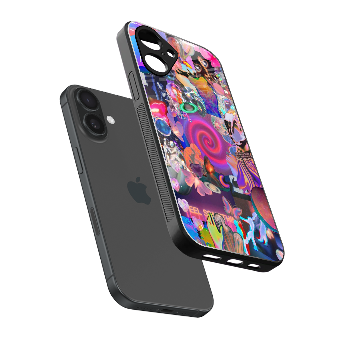 All You sleek iPhone 16 cover with tempered glass back and TPU edges