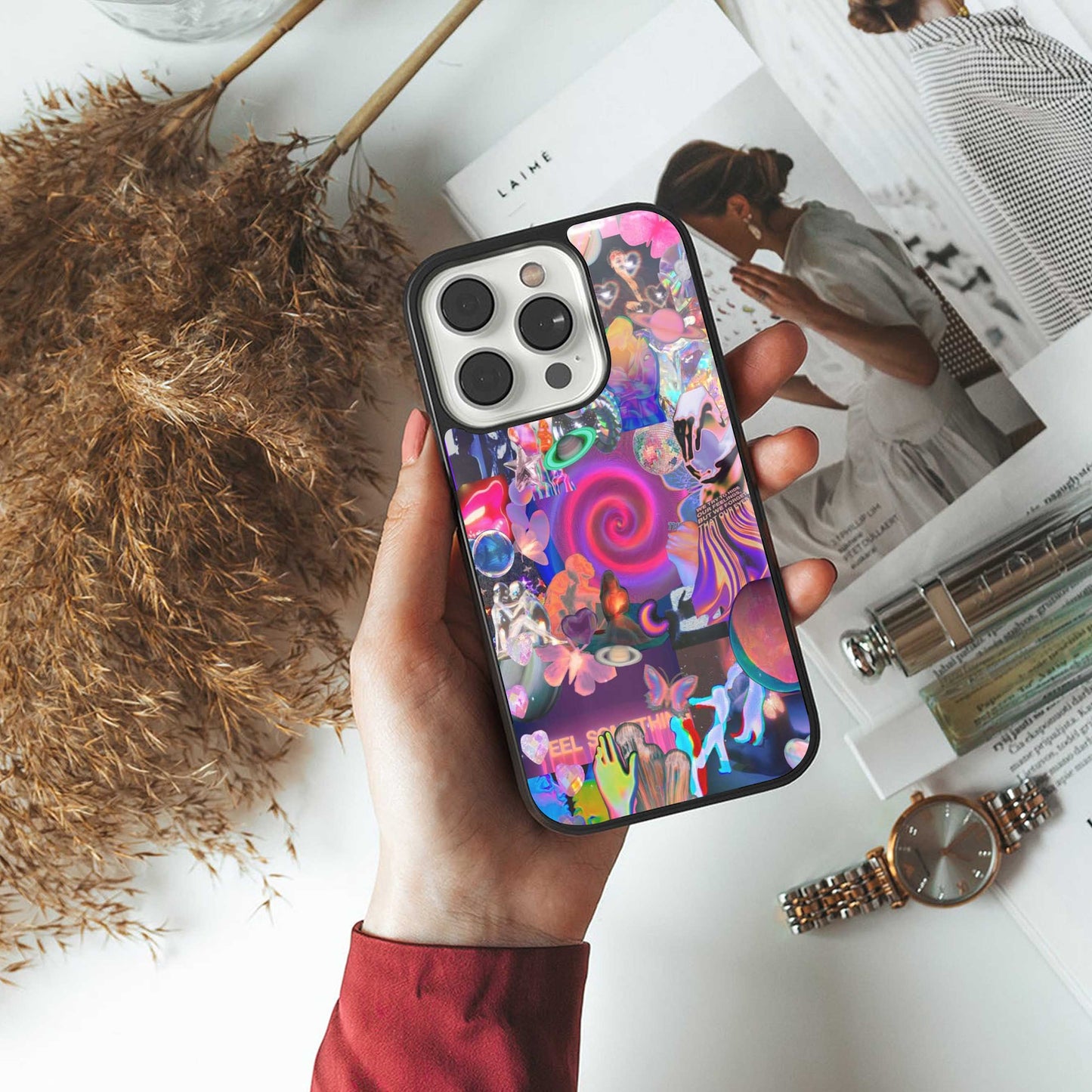 All You luxury glass phone case for iPhone 16 | scratch and drop resistant