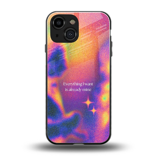 Already Mine back phone cover | glass case for iphone 13 mini