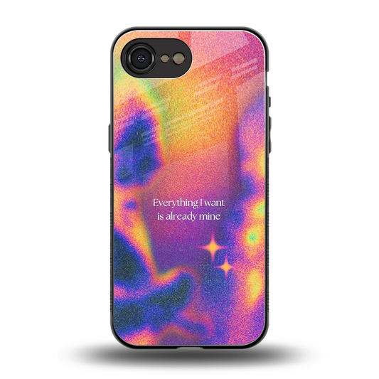 Already Mine back phone cover | glass case for iphone 16e