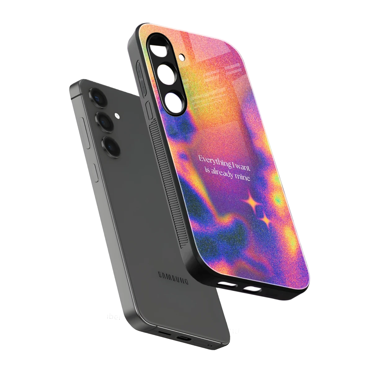 Already Mine sleek samsung galaxy s23 plus cover with tempered glass back and TPU edges