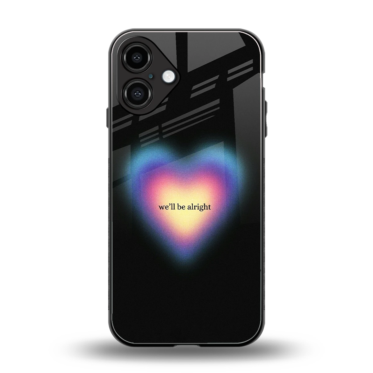 Alright Always back phone cover | glass case for iphone 16 plus