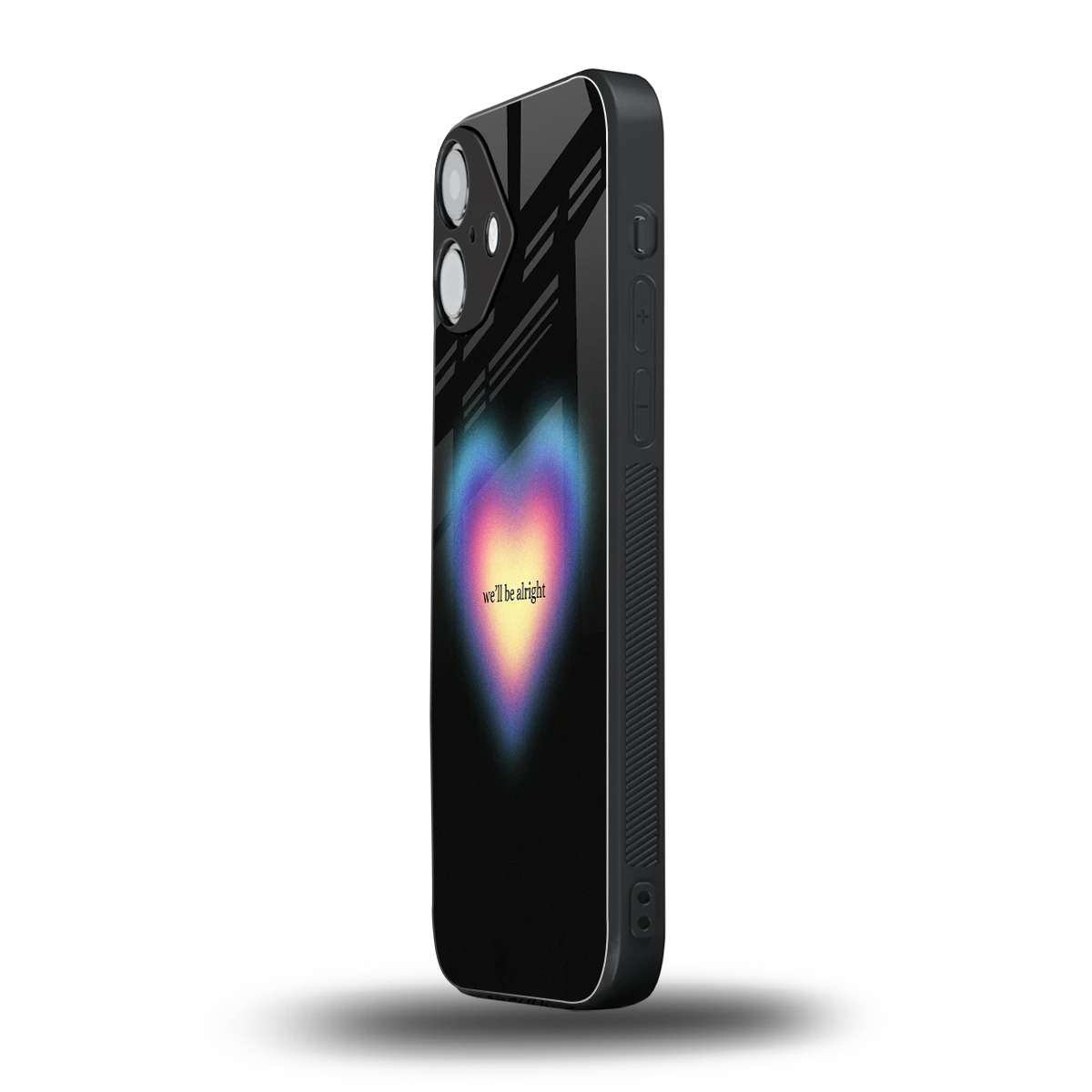 Alright Always iphone 16 plus mobile cover | shockproof glass phone case