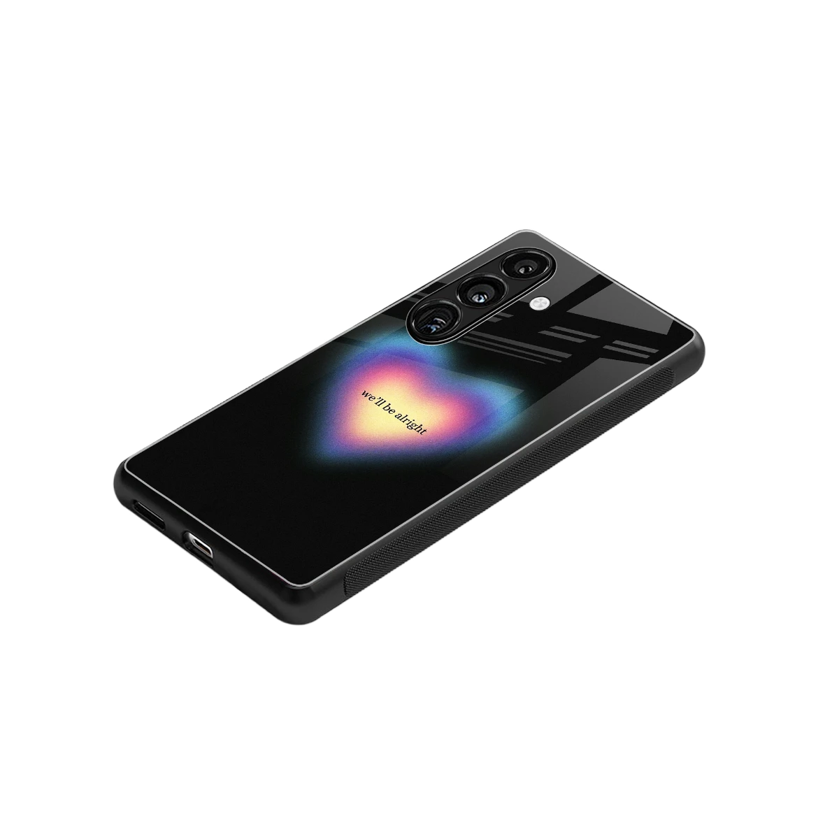 Alright Always stylish phone case for samsung galaxy s23 plus | glossy glass and slim fit