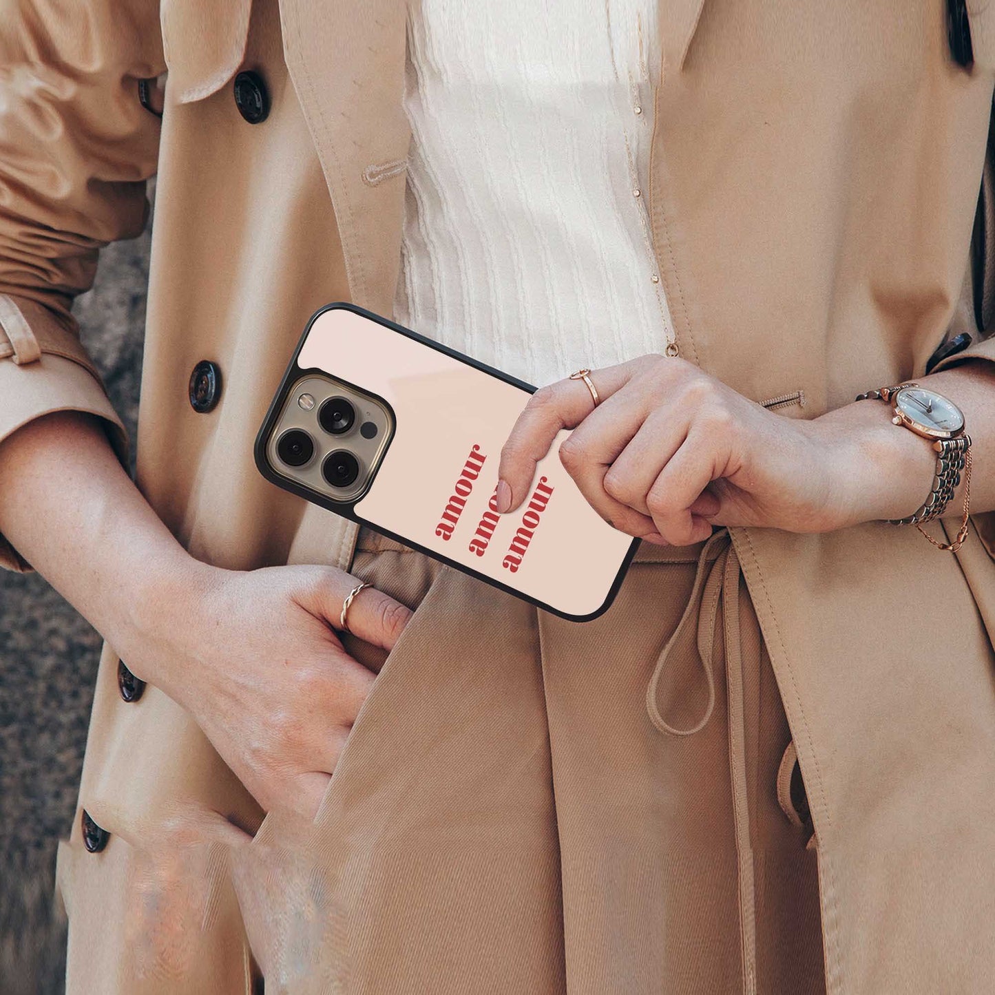 Amore Bliss Phone Case for Iphone 16 | Glass Case