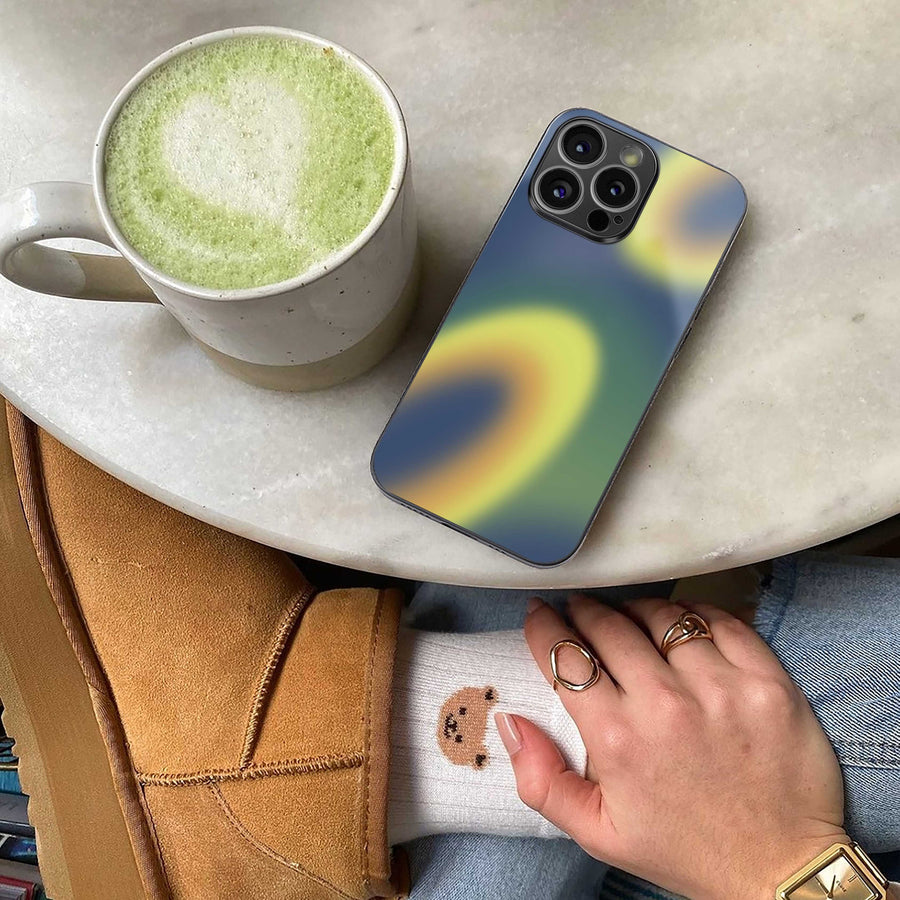 Aqua Sunset Phone Case for Samsung Galaxy S23 Plus | Glass Case