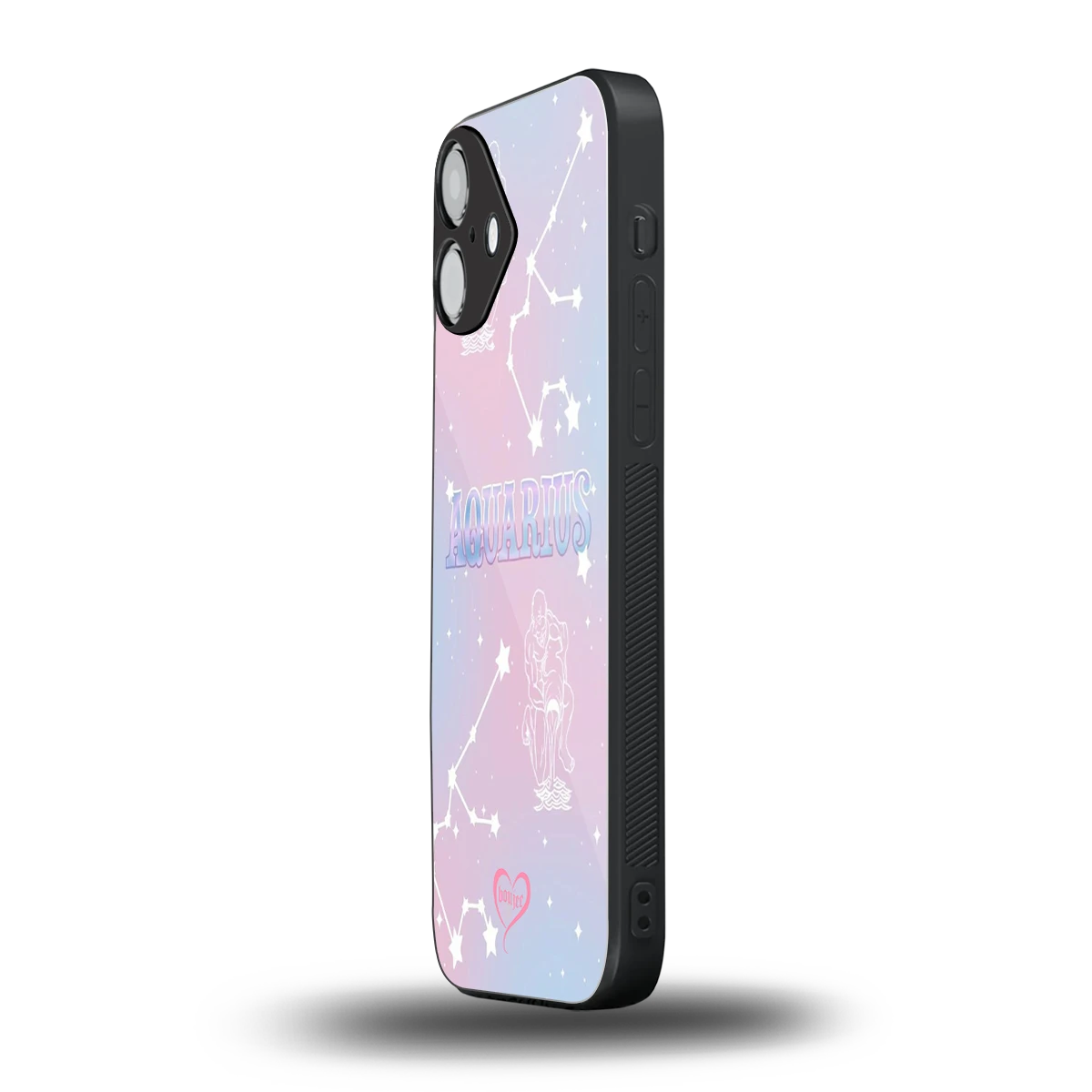 Aquarius Aura iphone 16 plus mobile cover | shockproof glass phone case