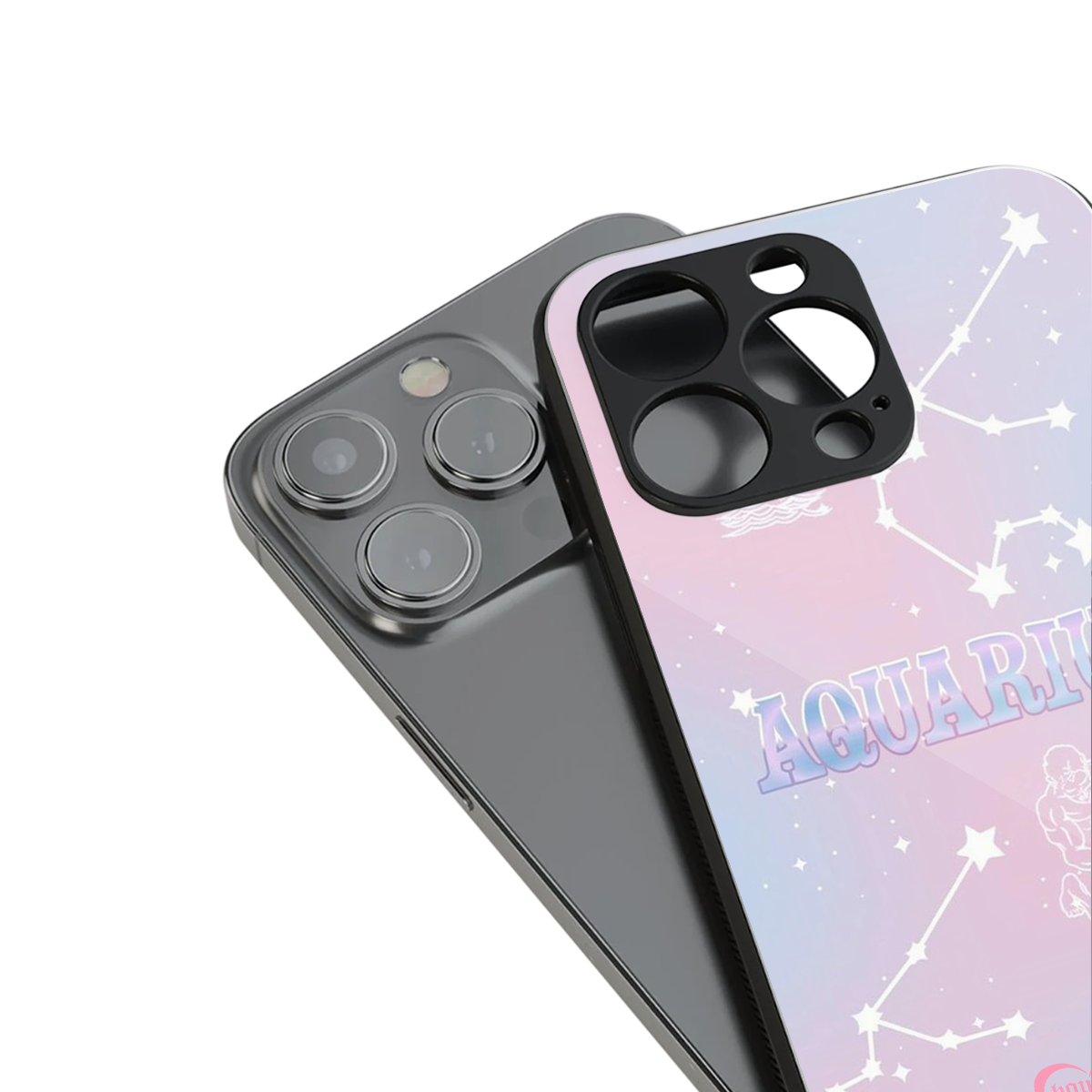 Aquarius Aura Phone Case for Iphone 16 | Glass Case
