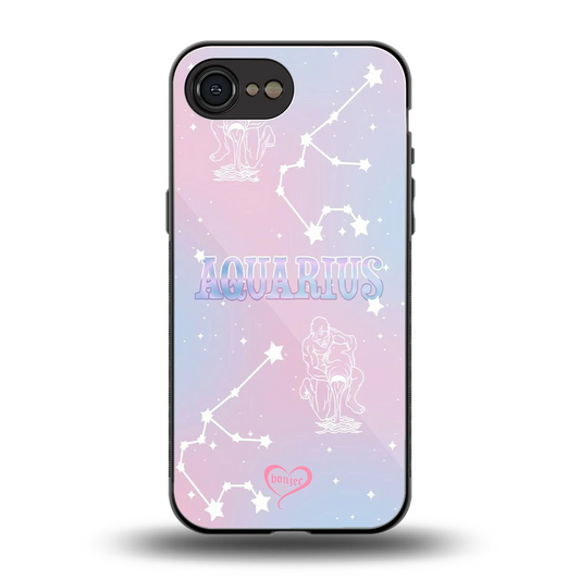 Aquarius Aura back phone cover | glass case for iphone 16e