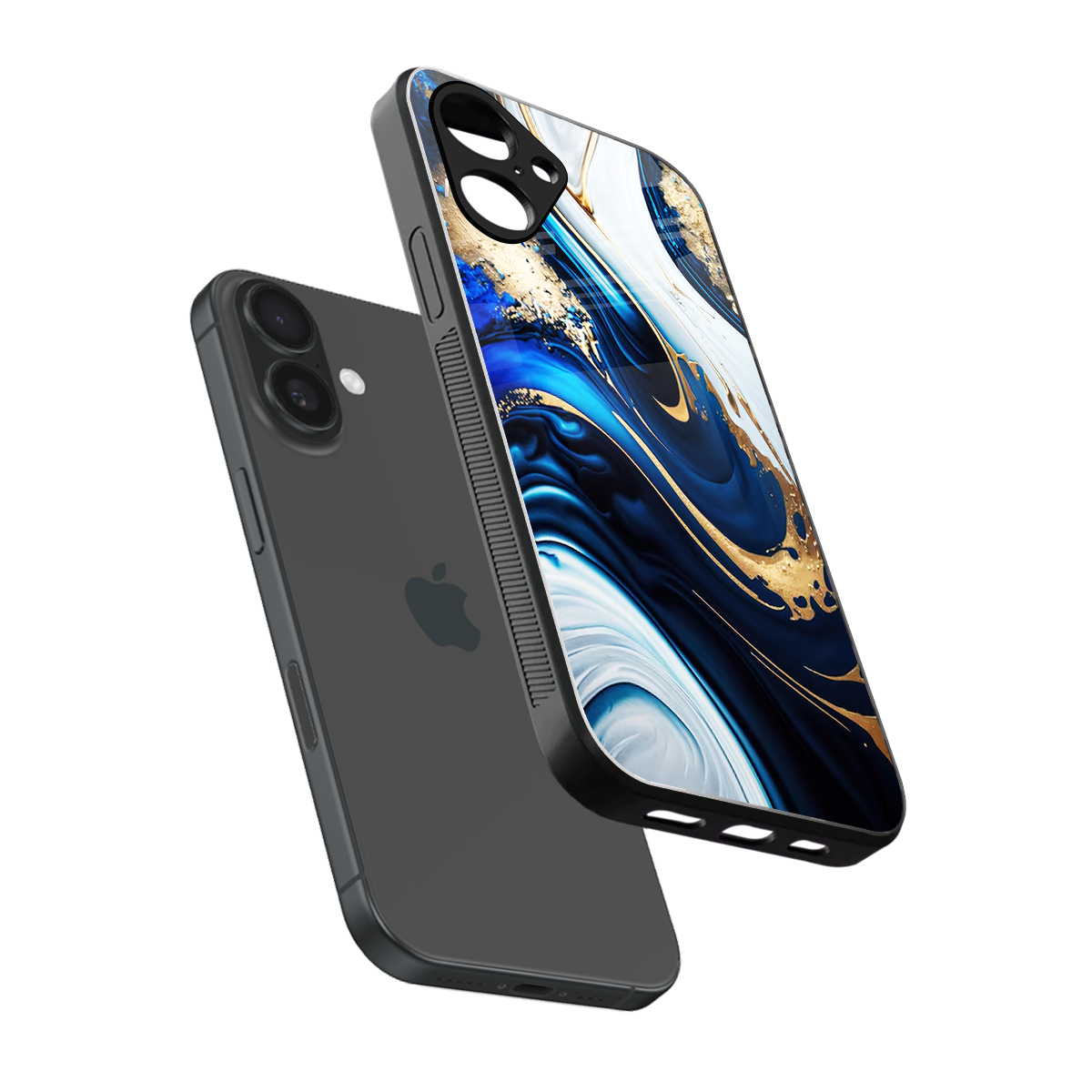 Arctic Flow Phone Case for Iphone 16 | Glass Case