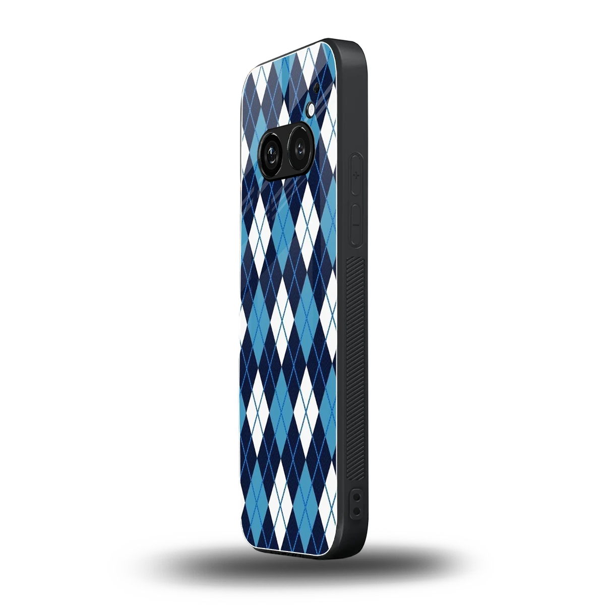 Argyle Blue nothing phone 2a mobile cover | shockproof glass phone case