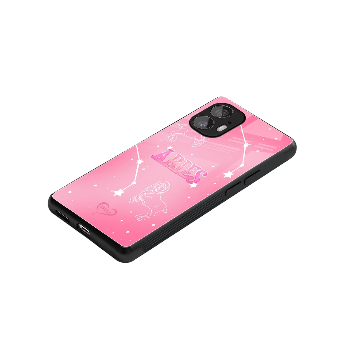 Aries Aura stylish phone case for nothing phone 2 | glossy glass and slim fit