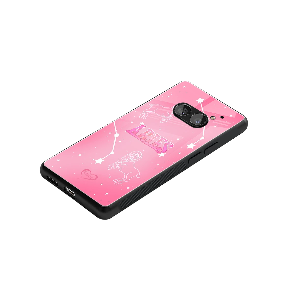 Aries Aura stylish phone case for nothing phone 2a | glossy glass and slim fit