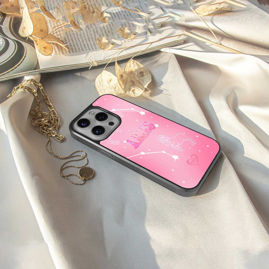 Aries Aura Phone Case for Samsung Galaxy S23 Plus | Glass Case
