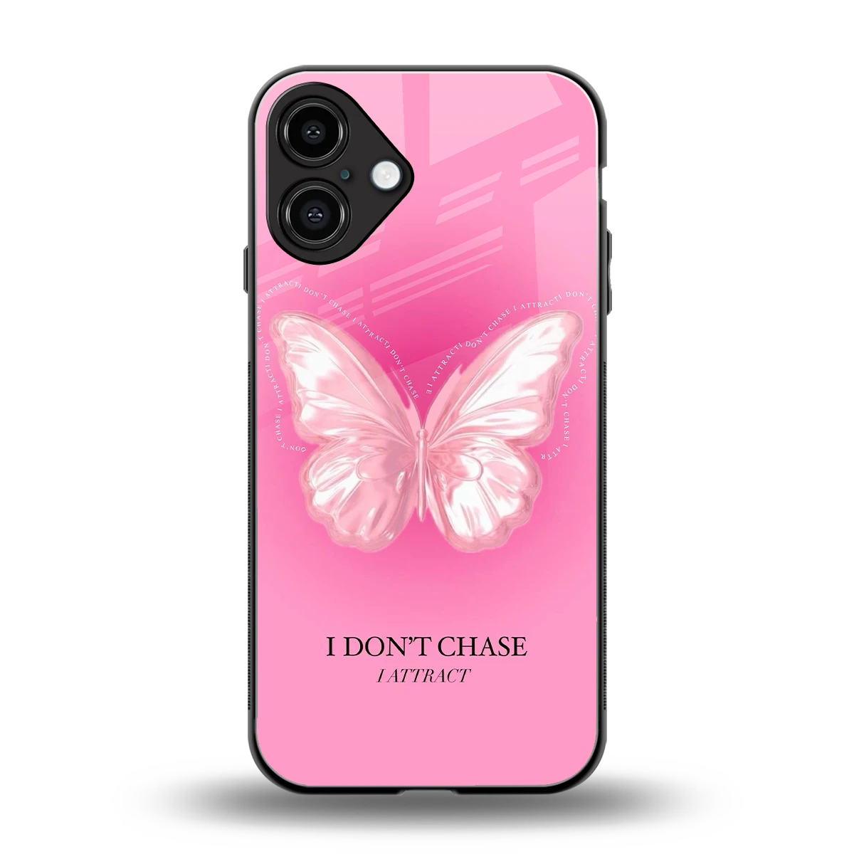 Attract Mode back phone cover | glass case for iphone 16 plus