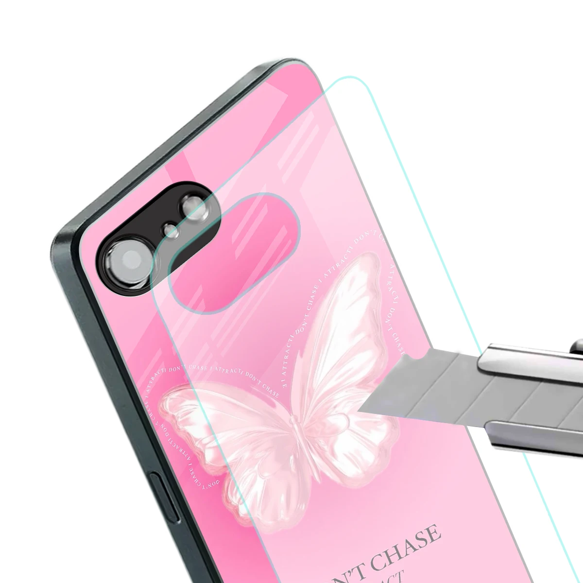 Attract Mode stylish phone case for iphone 16e | glossy glass and slim fit