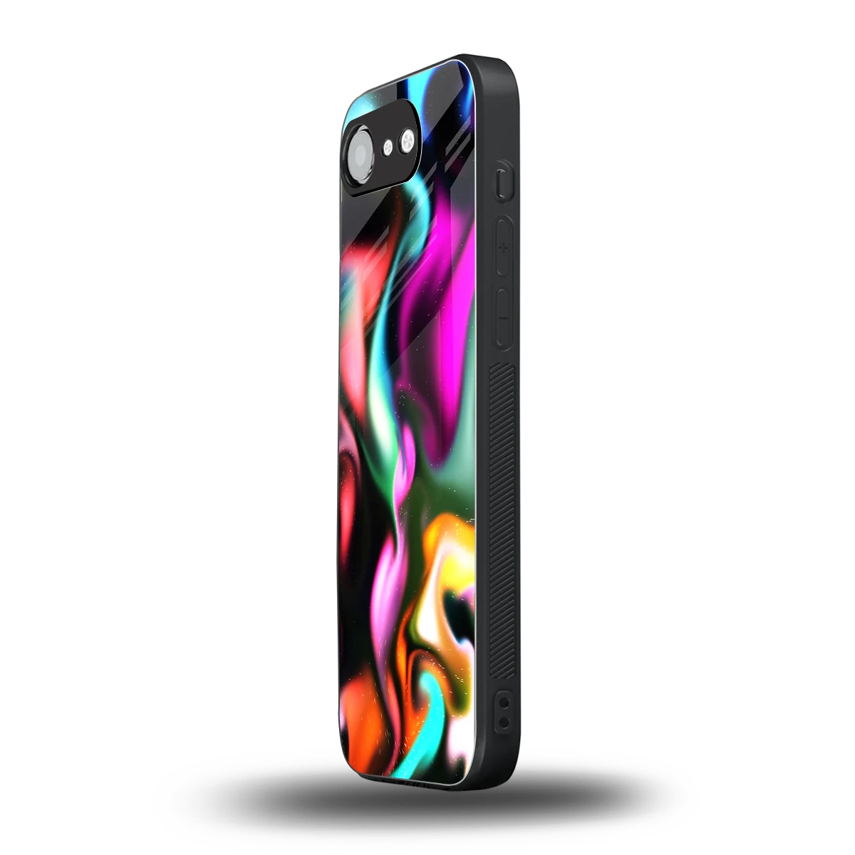 Aurora Glow iphone 16e mobile cover | shockproof glass phone case