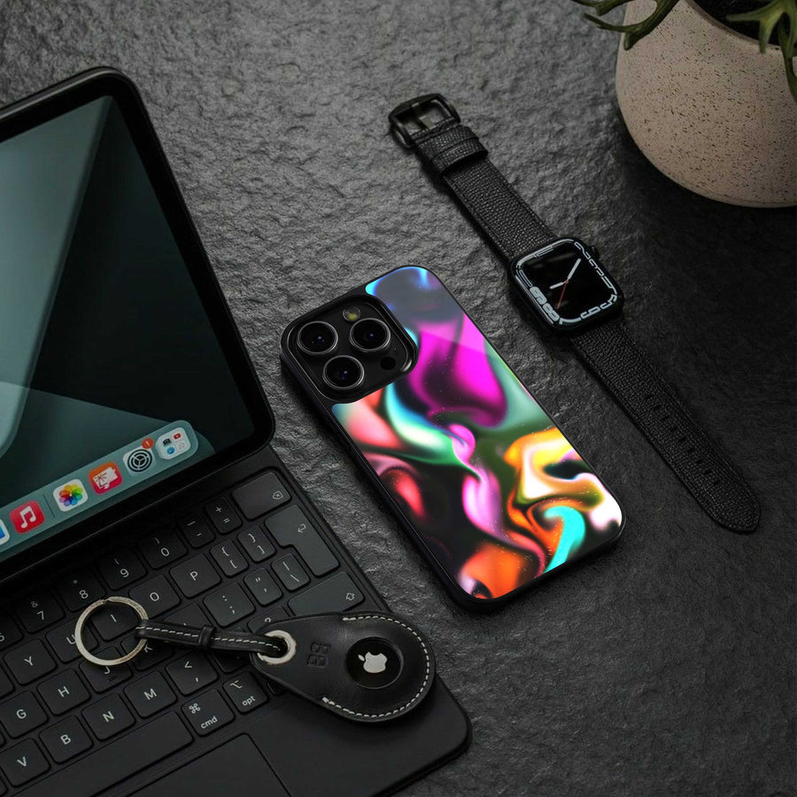 Aurora Glow Phone Case for Samsung Galaxy S23 Plus | Glass Case