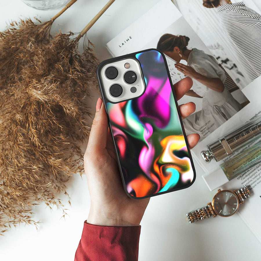 Aurora Glow Phone Case for Samsung Galaxy S23 Plus | Glass Case