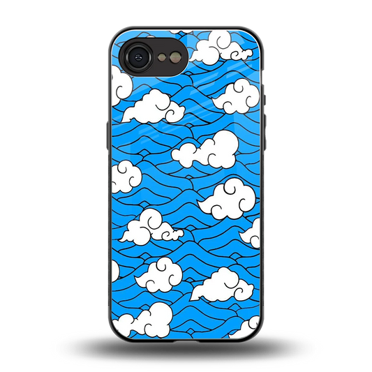 Azure Dreams back phone cover | glass case for iphone 16e