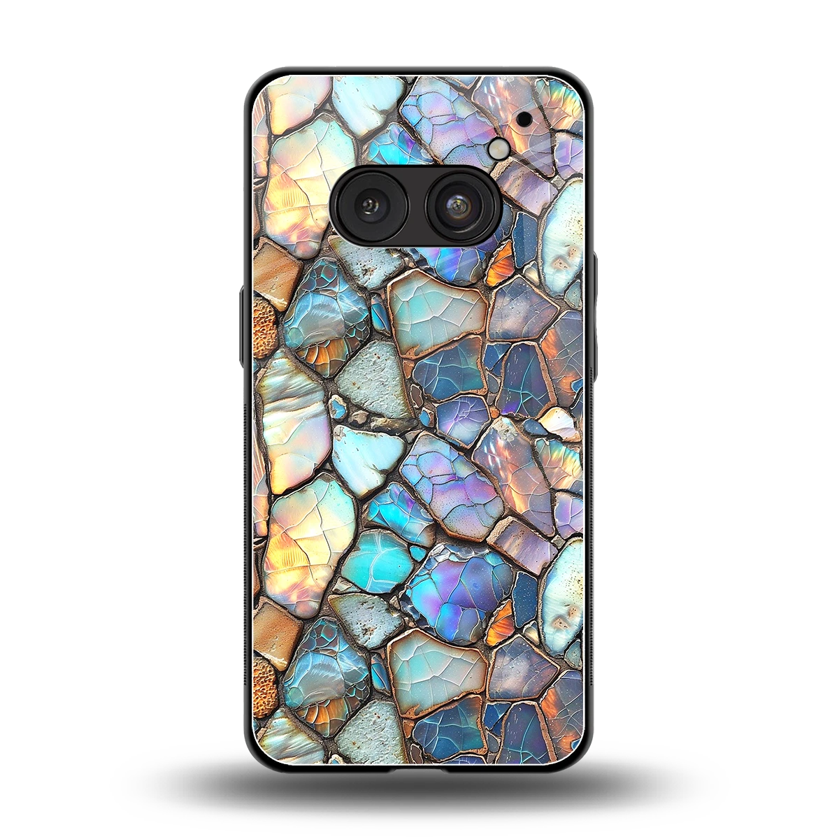Azure Stone back phone cover | glass case for nothing phone 2a