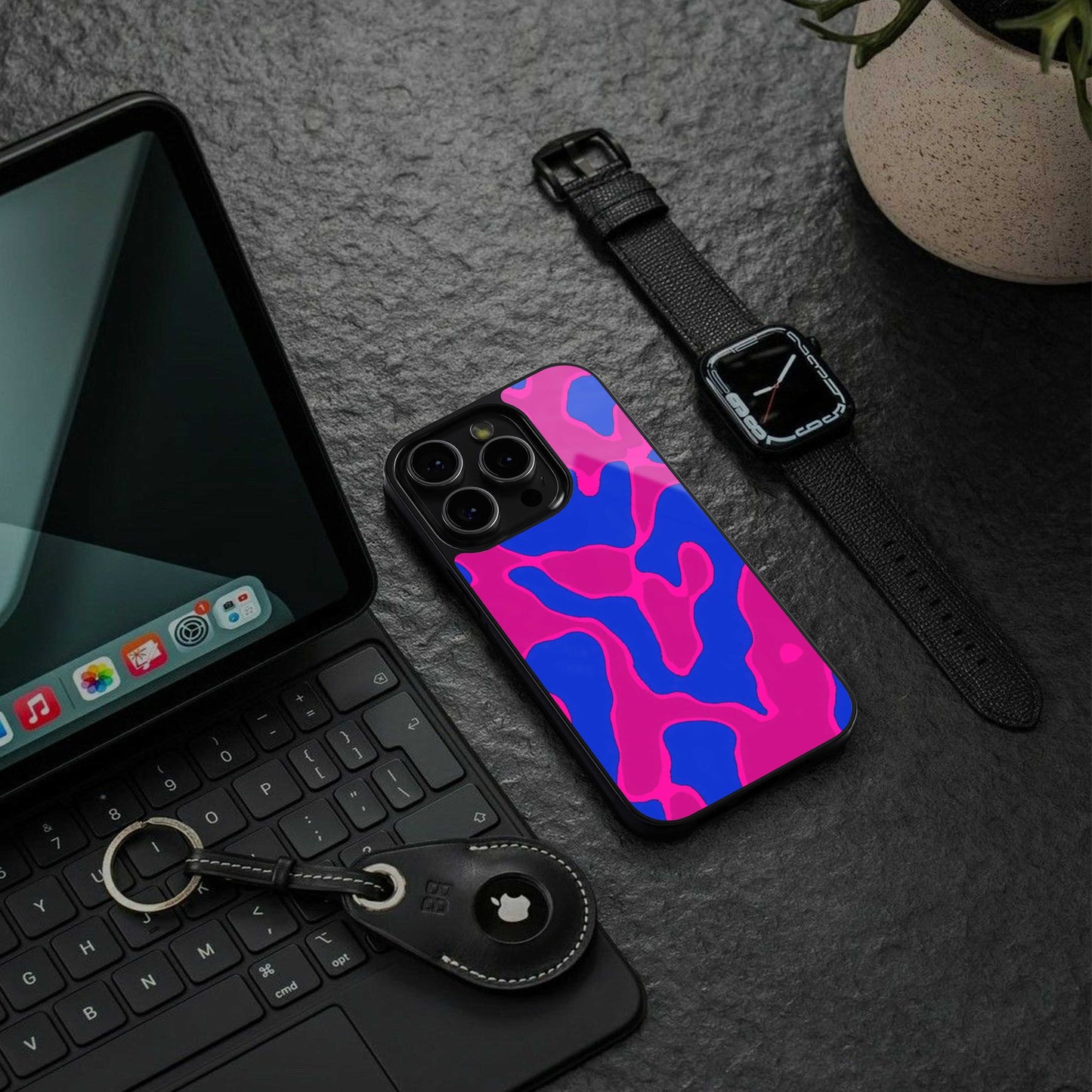 Azure Melt Phone Case for Iphone 16 | Glass Case