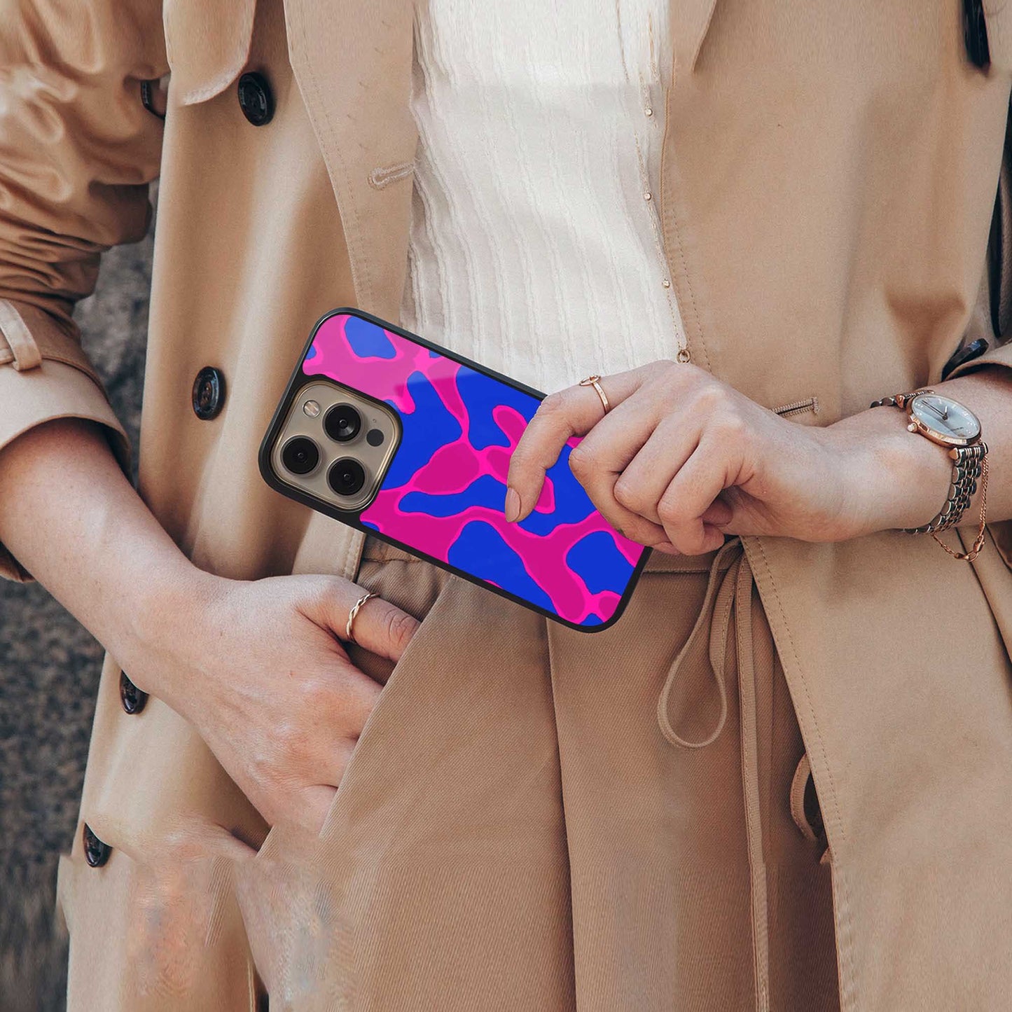 Azure Melt Phone Case for Iphone 16 | Glass Case