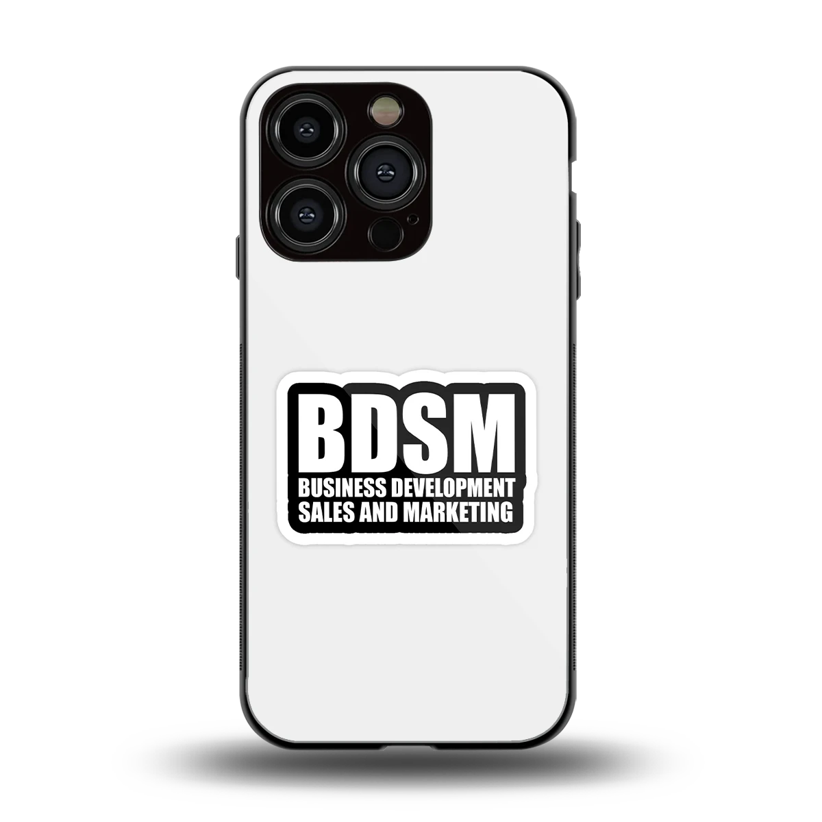 BDSM back phone cover | glass case for iphone 16 pro