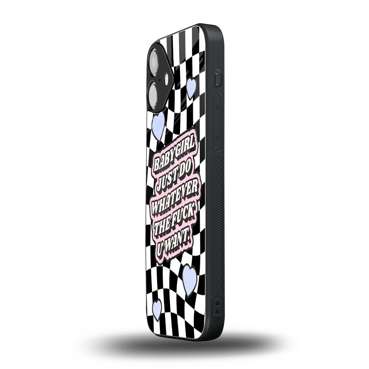 Babygirl iphone 16 plus mobile cover | shockproof glass phone case