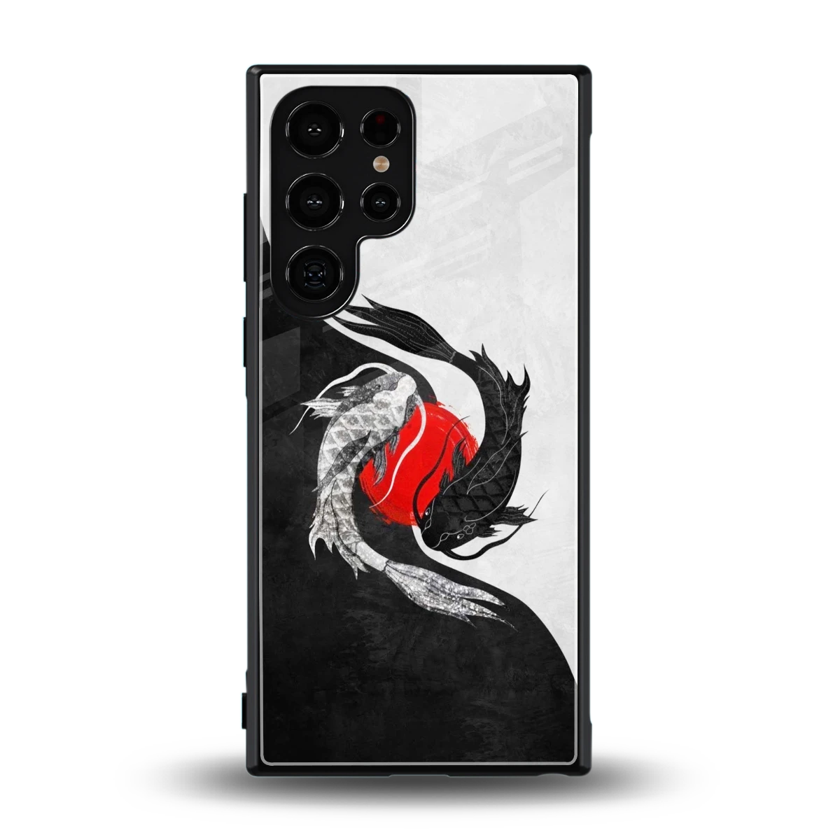 Balanced Swim back phone cover | glass case for samsung galaxy s24 ultra