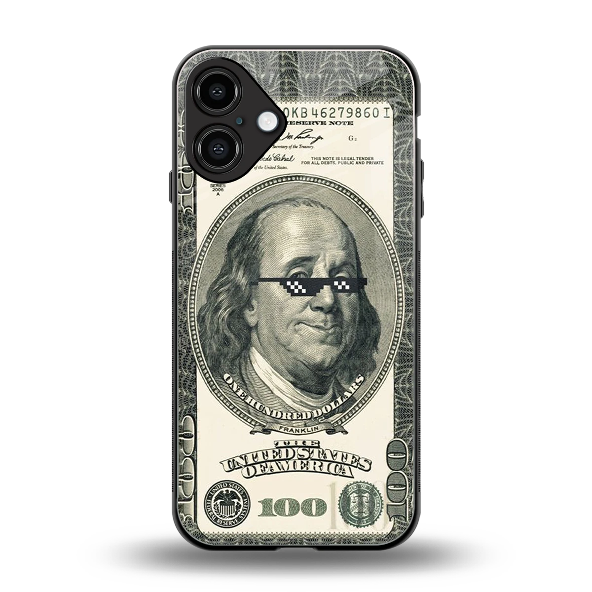 Ben Swag back phone cover | glass case for iphone 16 plus
